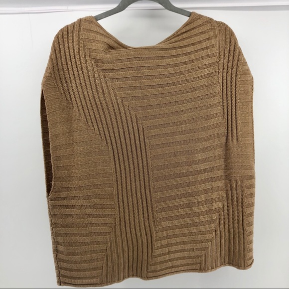 WHBM Tan Knit Sweater Shell Vest - Picture 7 of 10
